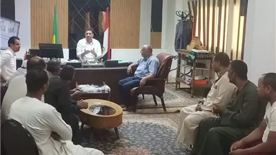 تقنين أوضاع أصحاب شون مواد البناء شرق النيل بمركز المنيا