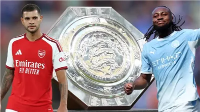 موعد مباراة مانشستر سيتي وآرسنال اليوم في كأس الدرع الخيرية