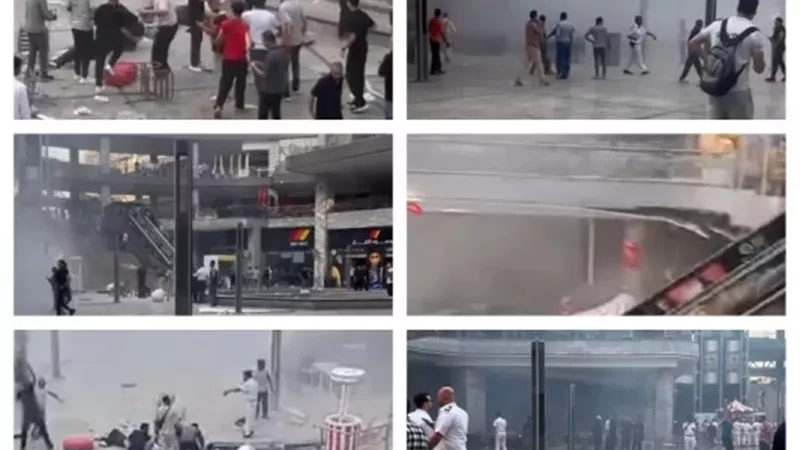 حريق مول أرابيلا