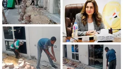 وزيرة التنمية المحلية : بدء تطوير شارع إبراهيم باشا بالكوربة