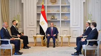 كوشنر يعرب عن تقديره للجهود التي تقوم بها مصر والرئيس السيسي لتعزيز السلم والاستقرار بالمنطقة