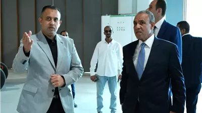 وزيرالخارجية يتفقد مركز المعارض بالعلمين لاستضافة القمة الأفريقية