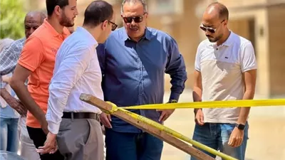 متابعة ميدانية لمشروع الصرف الصحي في أرض الجمعيات بالإسماعيلية