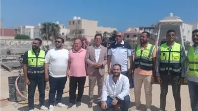 رئيس جامعة بنها يتفقد إنشاء المعسكر الدائم للطلاب بسيدي عبد الرحمن