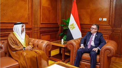 وزير التخطيط يبحث مع سفير الإمارات دعم العلاقات الاقتصادية