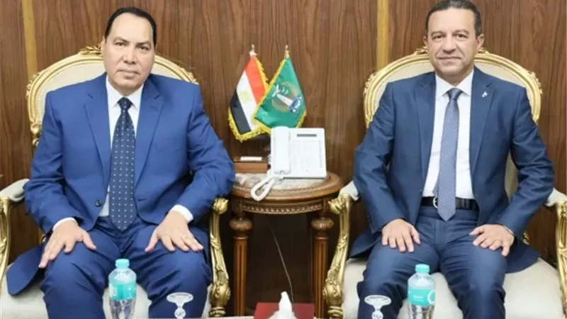محافظ المنوفية ومدير