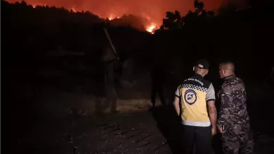 حريق غابات ضخم في ولاية أمريكية يلتهم 10 آلاف فدان
