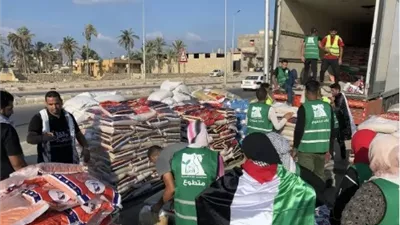 «زاد العزة» 262 تحمل أكثر من 2720 طن مساعدات إنسانية لدعم غزة