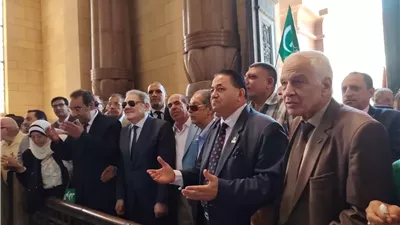 البدوي يصل ضريح سعد زغلول لإحياء ذكرى زعماء الوفد