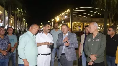محافظ دمياط يتابع رفع الإشغالات والخدمات برأس البر