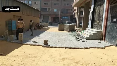 بدء أعمال رصف وتطوير عدد من الشوارع بالوراق وجنوب بالجيزة