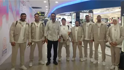 بعثة الجودو تغادر إلى إيطاليا للمشاركة بدورة ألعاب البحر المتوسط