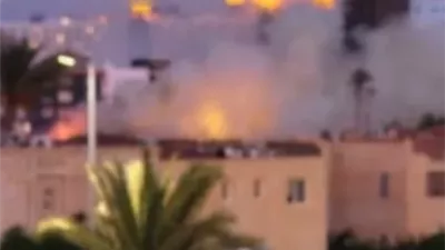 السيطرة على حريق محدود بسور شجري داخل قرية سياحية بمطروح