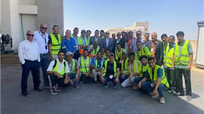 عطوة تفقد محطة العلمين للخدمات الأرضية واطمأن لجاهزية فرق العمل