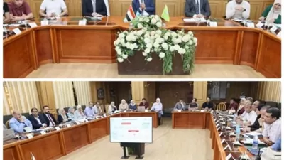 محافظ المنوفية يستعرض خطط العمل ويشدد على سرعة إنجاز المشروعات
