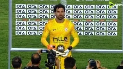 مهدي سليمان رجل مباراة الزمالك والبنك الأهلي
