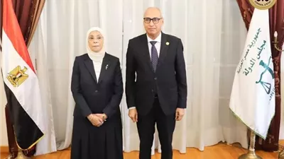 رئيس مجلس الدولة يستقبل رئيسة هيئة النيابة الإدارية