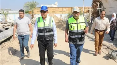 محافظ المنيا يتفقد محطة مياه سلطانة ويوجه برفع كفاءتها