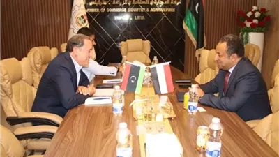 التمثيل التجاري يبحث مع غرفة طرابلس تعزيز التعاون بين مصر وليبيا