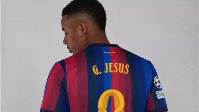 رسميًا.. برشلونة يعلن تعاقده مع جابرييل جيسوس حتى عام 2029