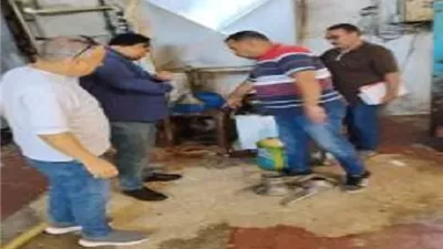 ضبط 3 أطنان ملح و 1200 لتر ألبان غير صالحة بالشرقية
