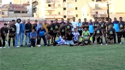 الهزيمة الأولى لشربين على ملعبه من شباب اجا بهدفين نظيفين