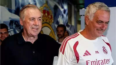 شاهد.. أنشيلوتي يزور تدريبات ريال مدريد