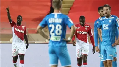 موناكو يهزم باريس سان جيرمان بهدفين فى الدورى الفرنسى