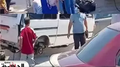إصابة 10 أشخاص في انقلاب ميكروباص على طريق شبرا بنها الحر بالقليوبية