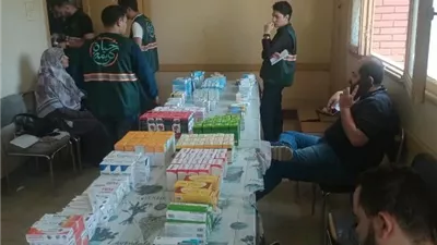 طب بشري سوهاج توقع الكشف الطبي علي 559 مواطن بقريه بناويط