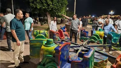 حملة على كورنيش النيل والحبشي ورفع الإشغالات والتعديات بالمنيا