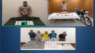 ضبط 650 كجم مخدرات ومصرع 5 عناصر خطيرة عقب تبادل لإطلاق النار