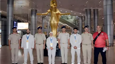 القوات المسلحة تستقبل أبطالها الرياضيين المشاركين بدورة العاب البحر الأبيض المتوسط