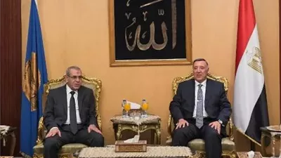 رئيس المحكمة الدستورية العليا يستقبل رئيس محكمة النقض