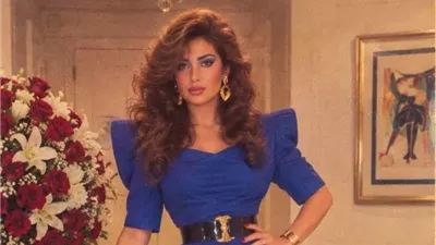 نسرين طافش تبهر متابعيها بإطلالة من الثمانينات