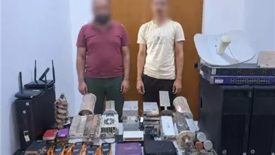 الداخلية تضبط شبكة بث لاسلكية غير مرخصة بالقليوبية