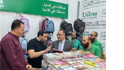 معرض مؤسسةالإصلاح الخيرية بالمنيا لتقديم المستلزمات المدرسية