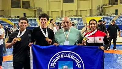3 ذهبيات وبرونزية لجامعة قناة السويس في دورة الألعاب الأفريقية