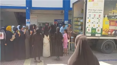 مساعدات غذائية من بيت ذكاة مشيخةالأزهرلطلاب سمالوط