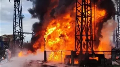 انفجار في مدينة ريفني غربي أوكرانيا