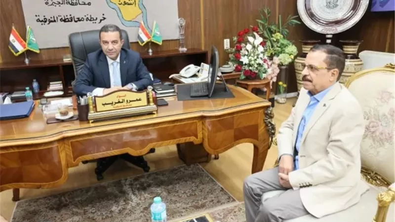 محافظ المنوفية ومحرر