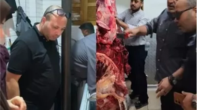 لحوم فاسدة في قبضة الرقابة.. ضبط 150 كيلو مذبوحة خارج المجازر بالعبور