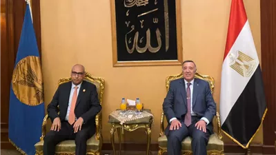 رئيس المحكمة الدستورية العليا يستقبل رئيس مجلس الدولة