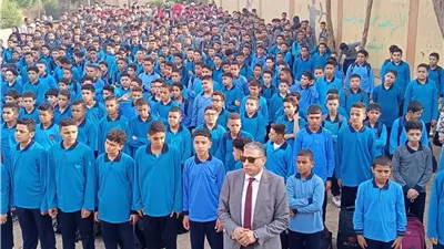 مدير تعليم الجيزة يتفقد مدارس أوسيم ومنشأةالقناطر في ثالث ايام الدراسة