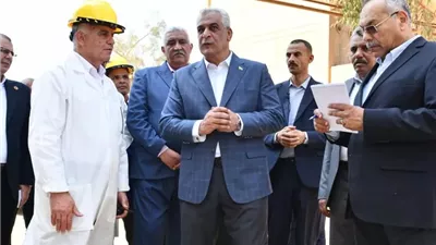 وزير الدولة للإنتاج الحربي يتابع انتظام العملية الإنتاجية ويؤكد أهمية توفير بيئة عمل آمنة