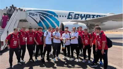 بعثة منتخب مصر لشباب اليد أبطال أفريقيا تصل القاهرة