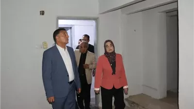 محافظ القليوبية يتابع تطوير مقر التأمين الصحي بشبين القناطر