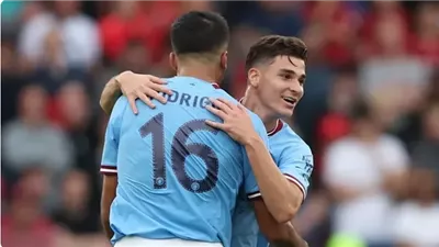 رودري: ألفاريز لاعب استثنائي.. وسنرحب به في برشلونة