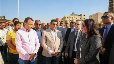 وزيرة الإسكان تتفقد أعمال التنمية ورفع الكفاءة بمنطقة «بيت الوطن»