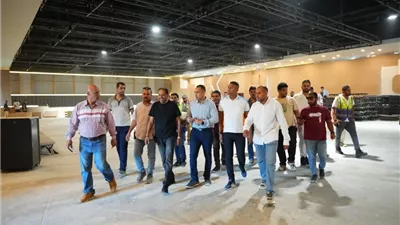جهاز العلمين يتابع جاهزية مركز المؤتمرات لقمة الأفريقي